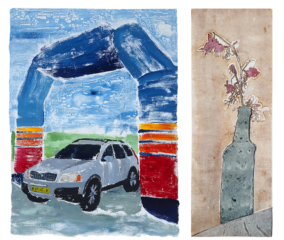 Grafische techniek Monoprint